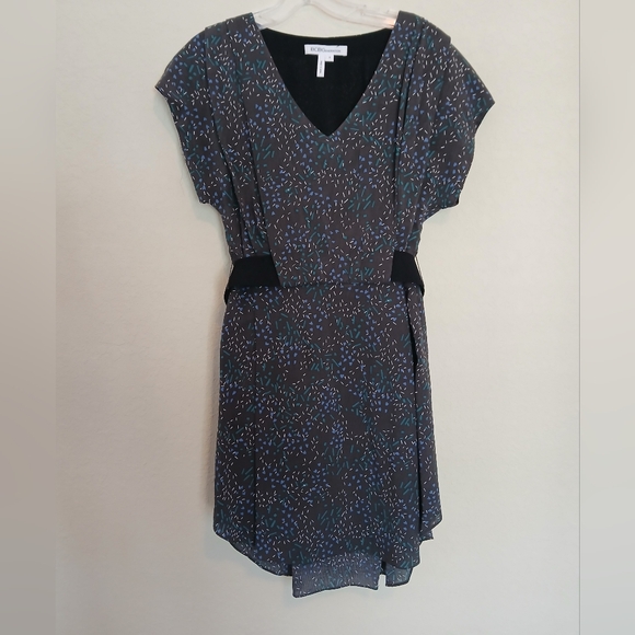 BCBGeneration Gray Belted Dress - Picture 1 of 6